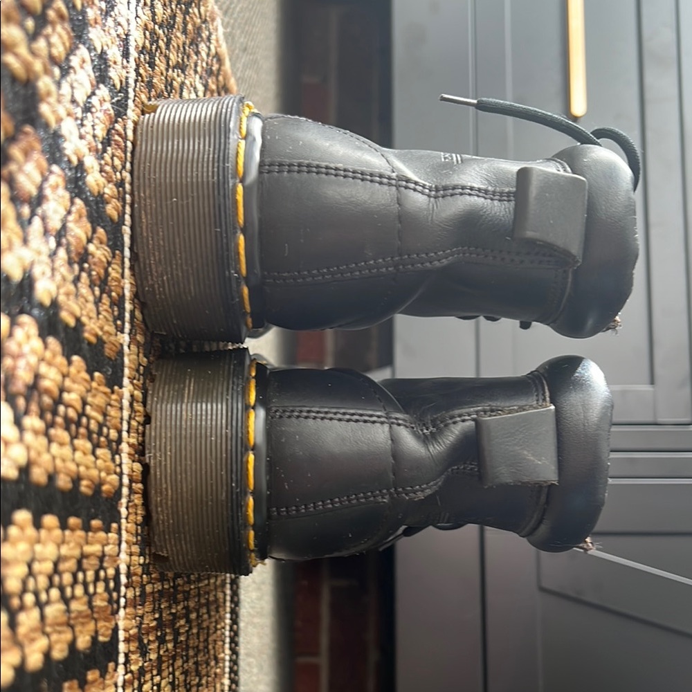 Dr. Martens Black Leather Boots - Made in England - Picture 3 of 8
